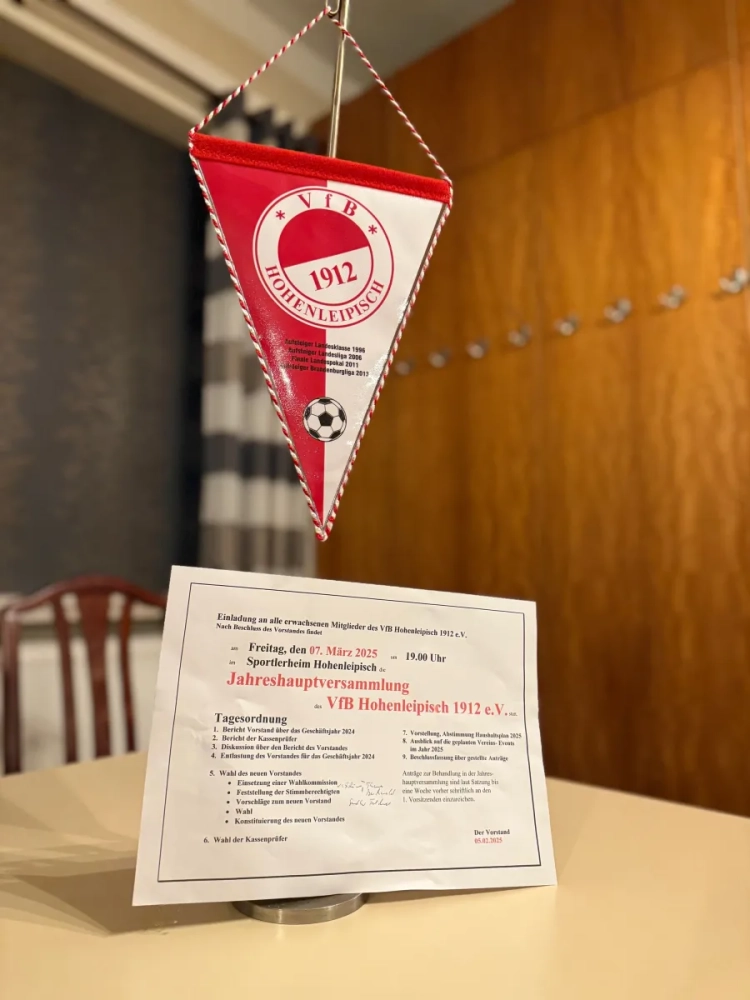 Jahreshauptversammlung 2025