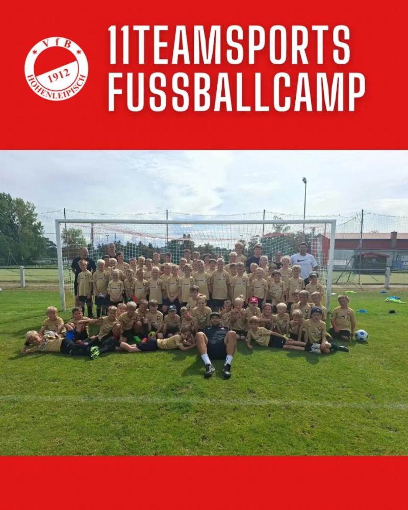 Fußballcamp der 11teamsports Academy 2025