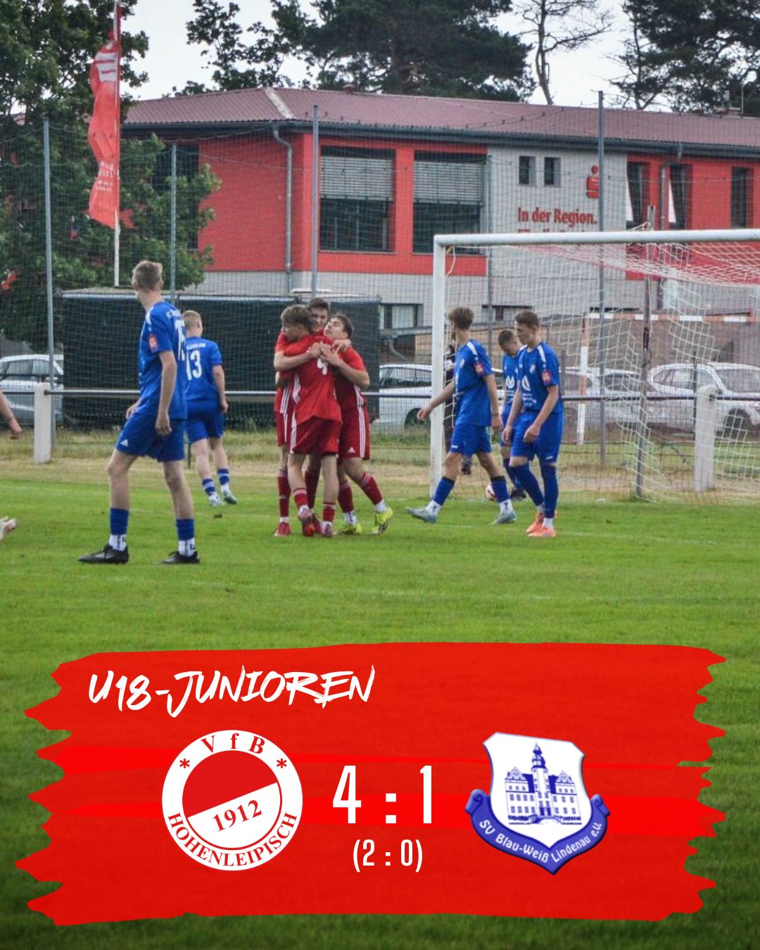 VfB U18 : SpG Lindenau/​Frauendorf/​G'kmehlen/​Tettau/​Sch'land U18
