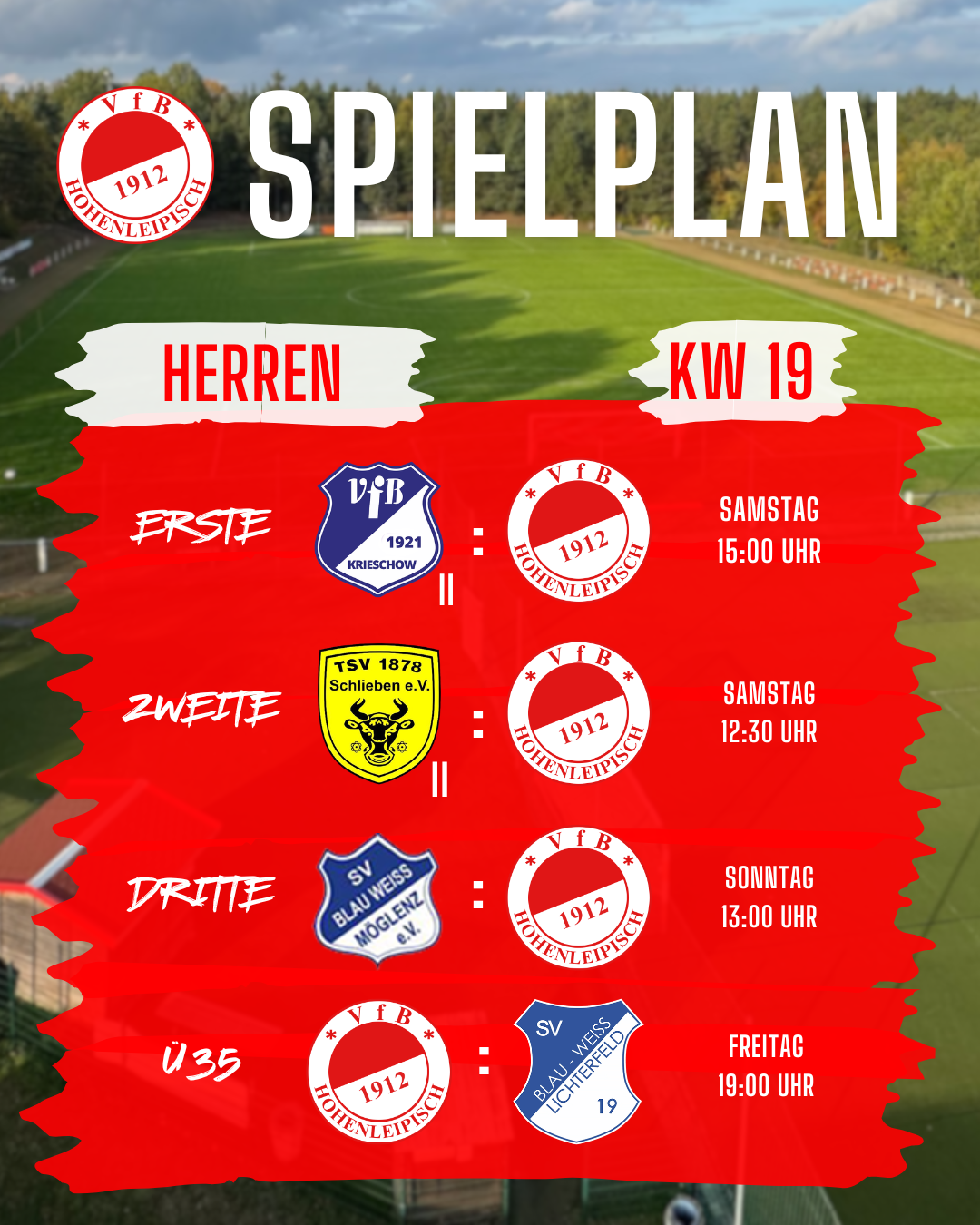 Spielplan KW19