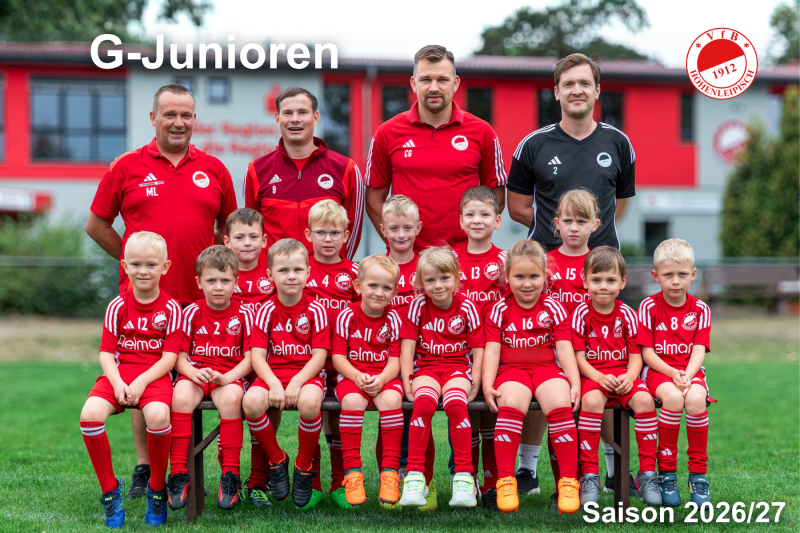 VfB Mannschaftsfotos Nachwuchs Saison 25 26 G Junioren