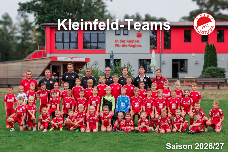VfB Mannschaftsfotos Nachwuchs Saison 25 26 Kleinfeldteams
