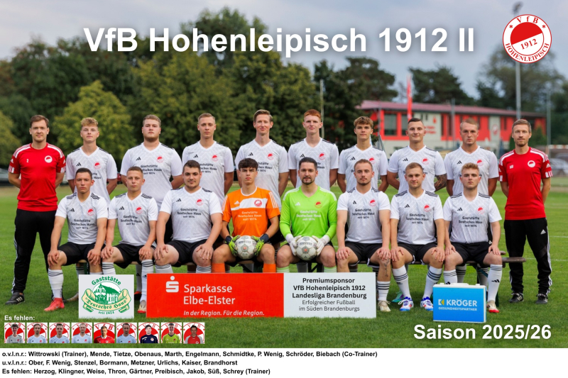 Mannschaftsfoto Zweite